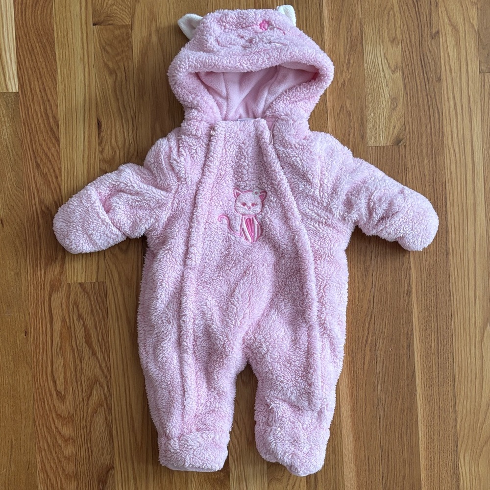 3M Okie Dokie Pink Fleece Cat Bunting